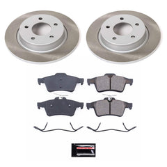 Power Stop SC129 - Rear Z17 Evolution Pad And Semi-Coated Rotor Kit vehicle fitment brake part