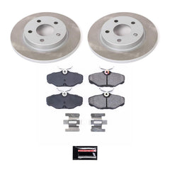 Power Stop SC1298 - Rear Z17 Evolution Pad And Semi-Coated Rotor Kit vehicle fitment brake part