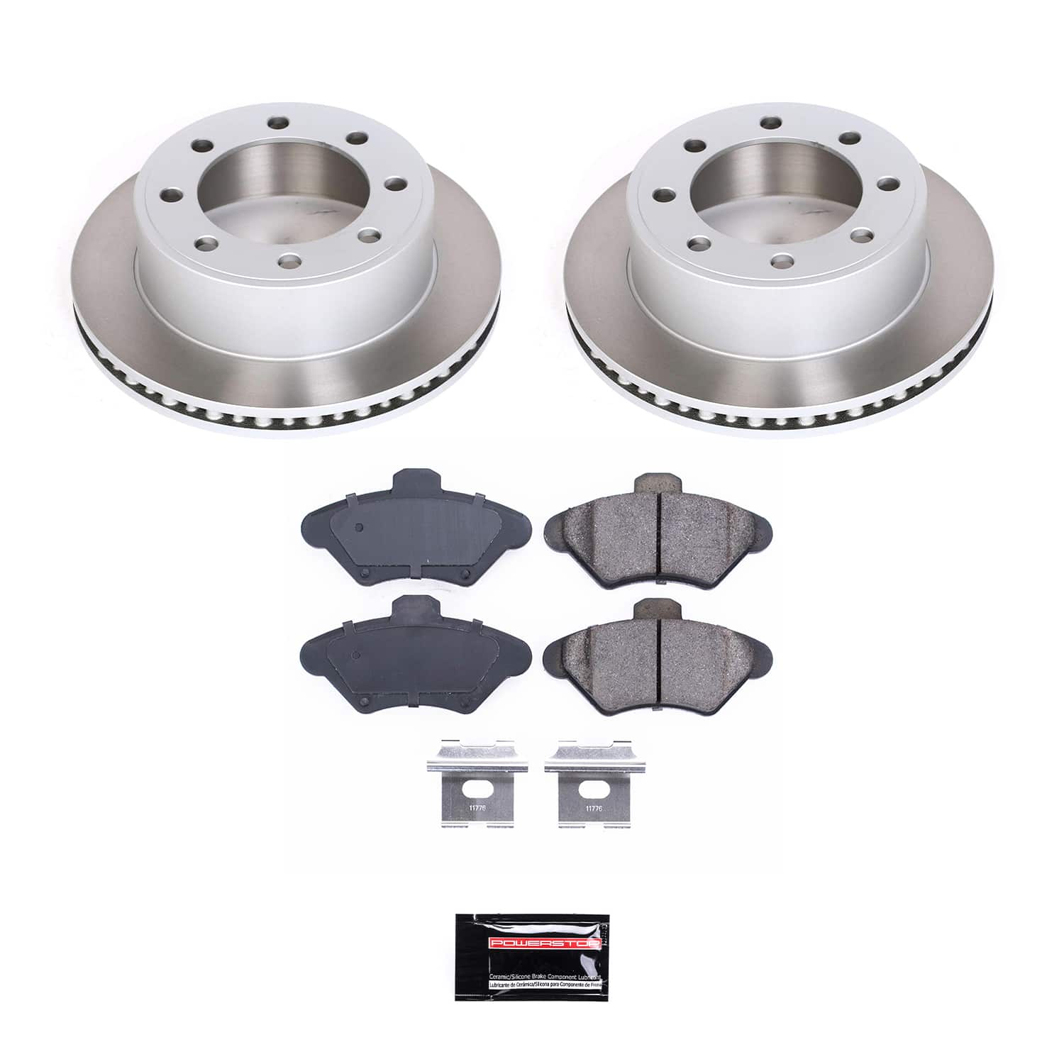 Power Stop SC1299 - Front Z17 Evolution Pad And Semi-Coated Rotor Kit vehicle fitment brake part