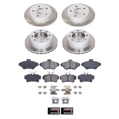 Power Stop SC1300 - Front And Rear Z17 Evolution Pad And Semi-Coated Rotor Kit vehicle fitment brake part