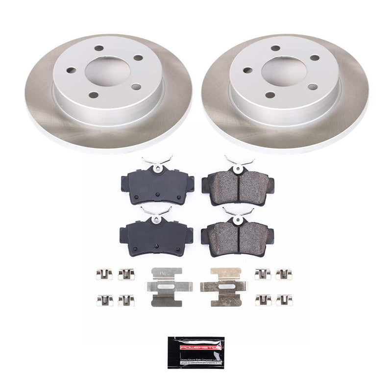 Power Stop SC1303 - Rear Z17 Evolution Pad And Semi-Coated Rotor Kit vehicle fitment brake part