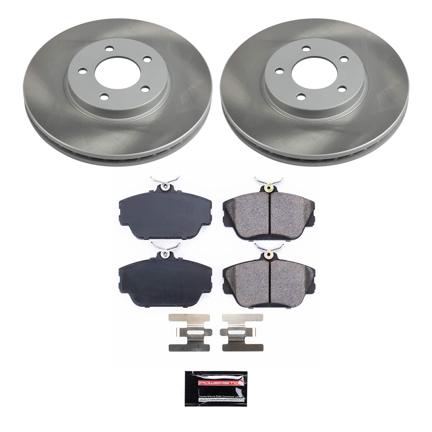 Power Stop SC1318 - Front Z17 Evolution Pad And Semi-Coated Rotor Kit vehicle fitment brake part