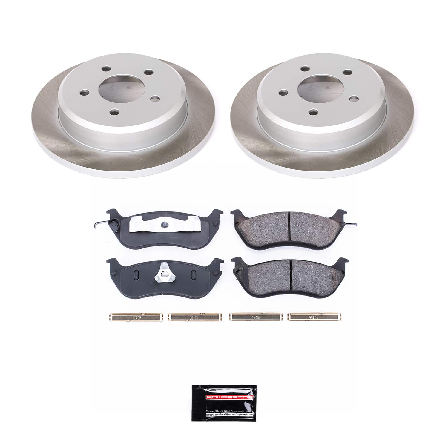 Power Stop SC1331 - Rear Z17 Evolution Pad And Semi-Coated Rotor Kit vehicle fitment brake part