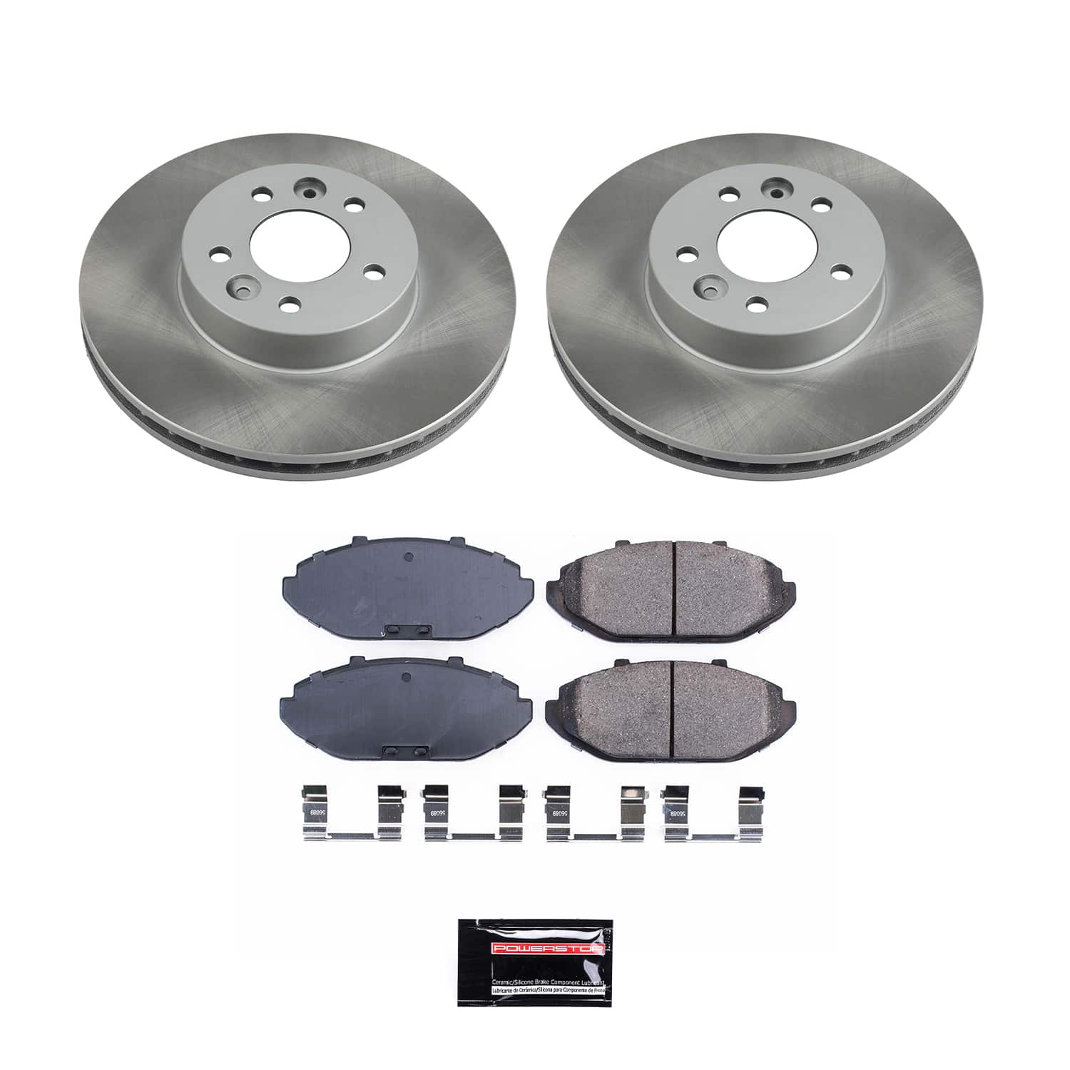 Power Stop SC1335 - Front Z17 Evolution Pad And Semi-Coated Rotor Kit vehicle fitment brake part