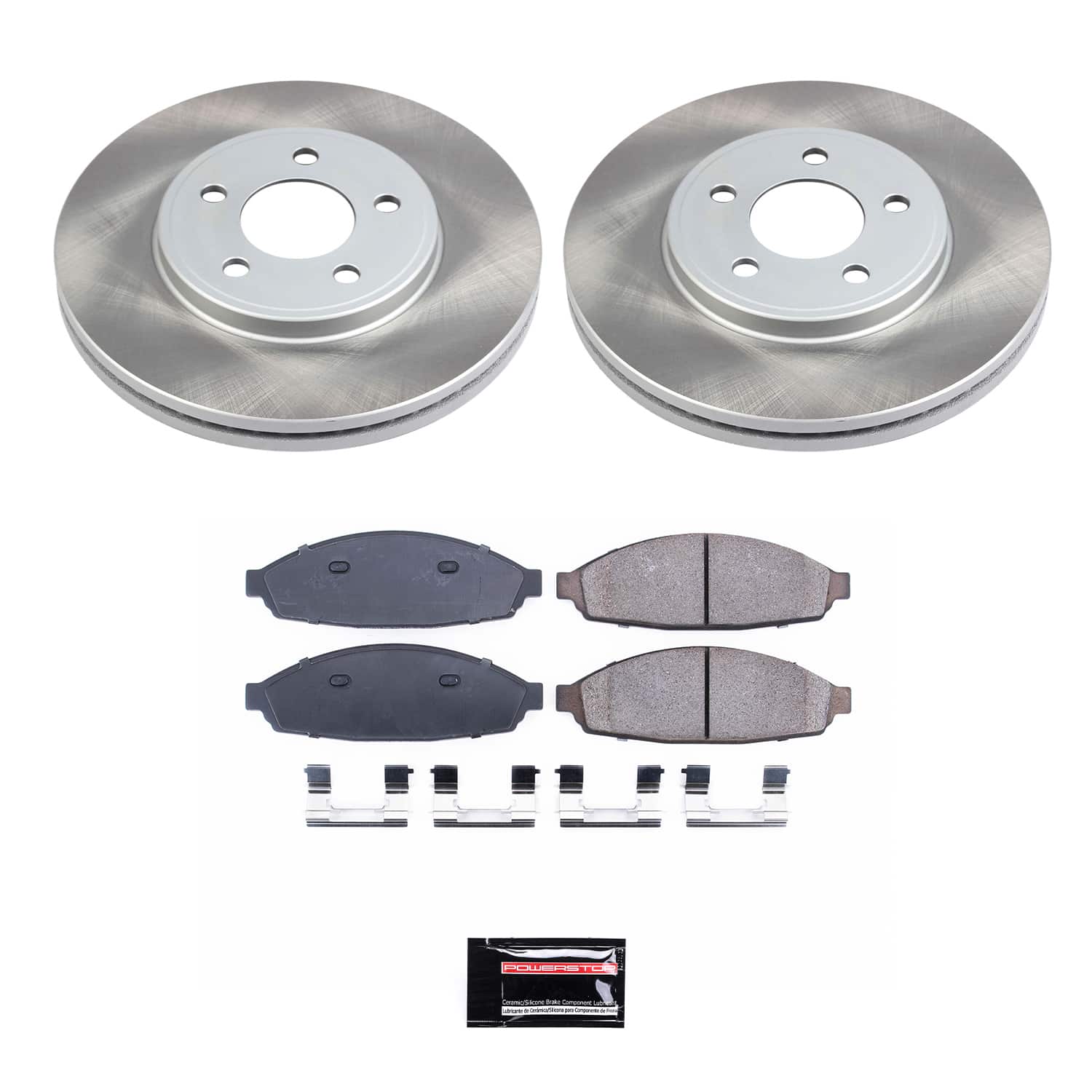 Power Stop SC1364 - Front Z17 Evolution Pad And Semi-Coated Rotor Kit vehicle fitment brake part