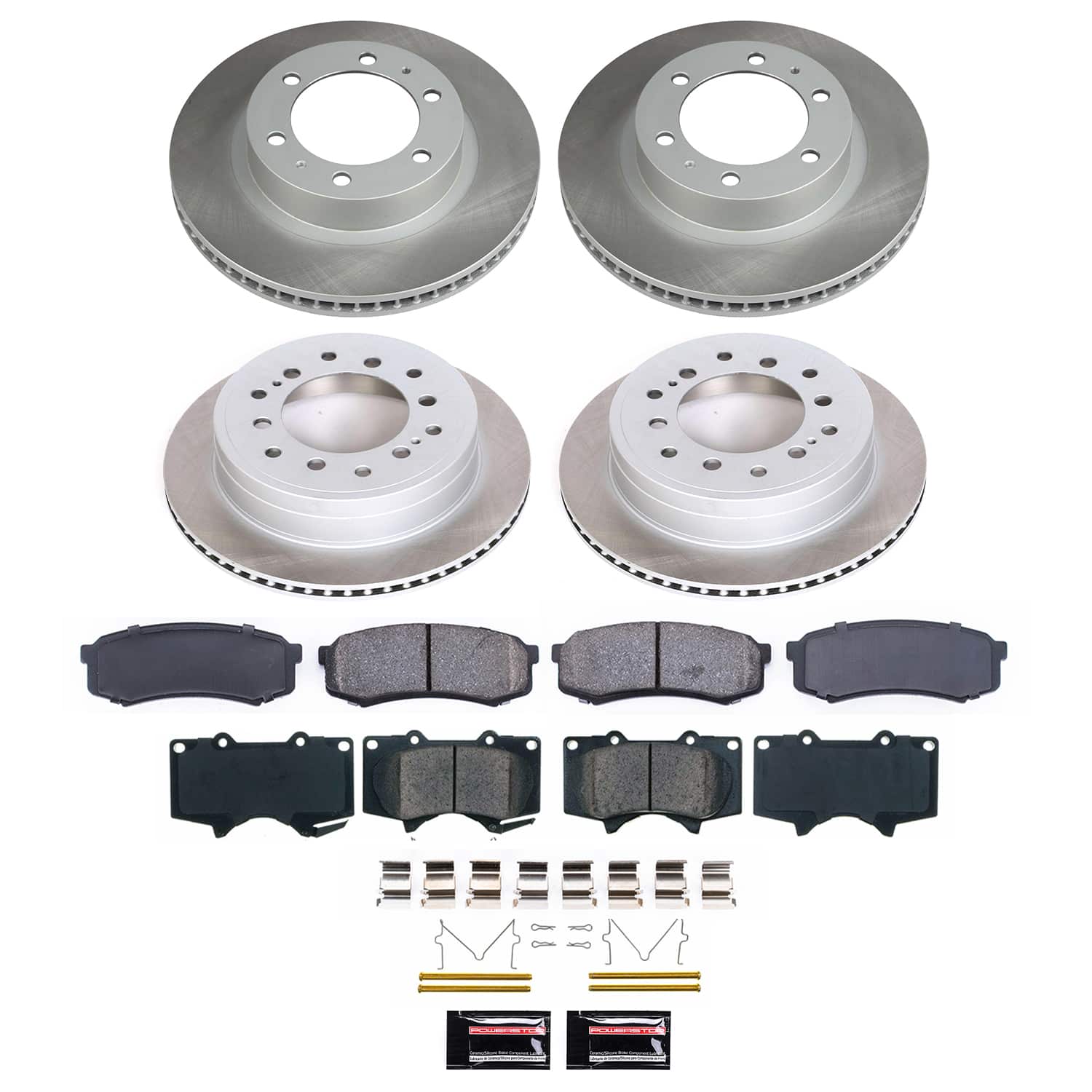 Power Stop SC138 - Front Z17 Evolution Pad And Semi-Coated Rotor Kit vehicle fitment brake part