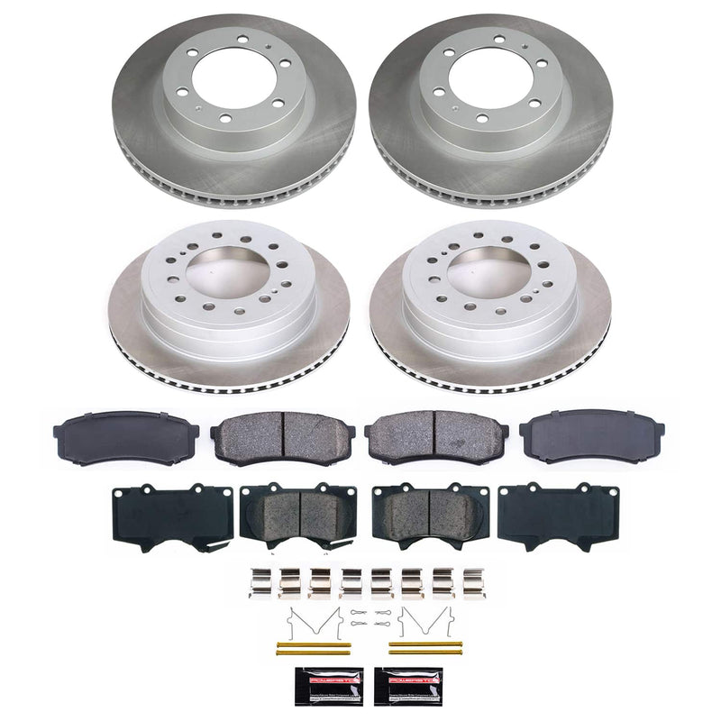 Power Stop SC138 - Front Z17 Evolution Pad And Semi-Coated Rotor Kit vehicle fitment brake part