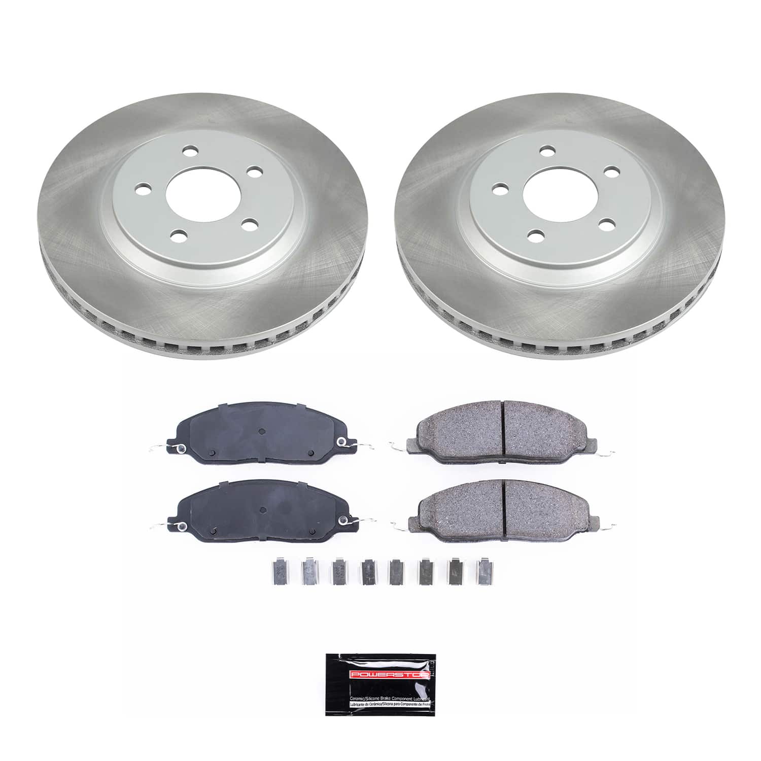 Power Stop SC1380 - Front Z17 Evolution Pad And Semi-Coated Rotor Kit vehicle fitment brake part