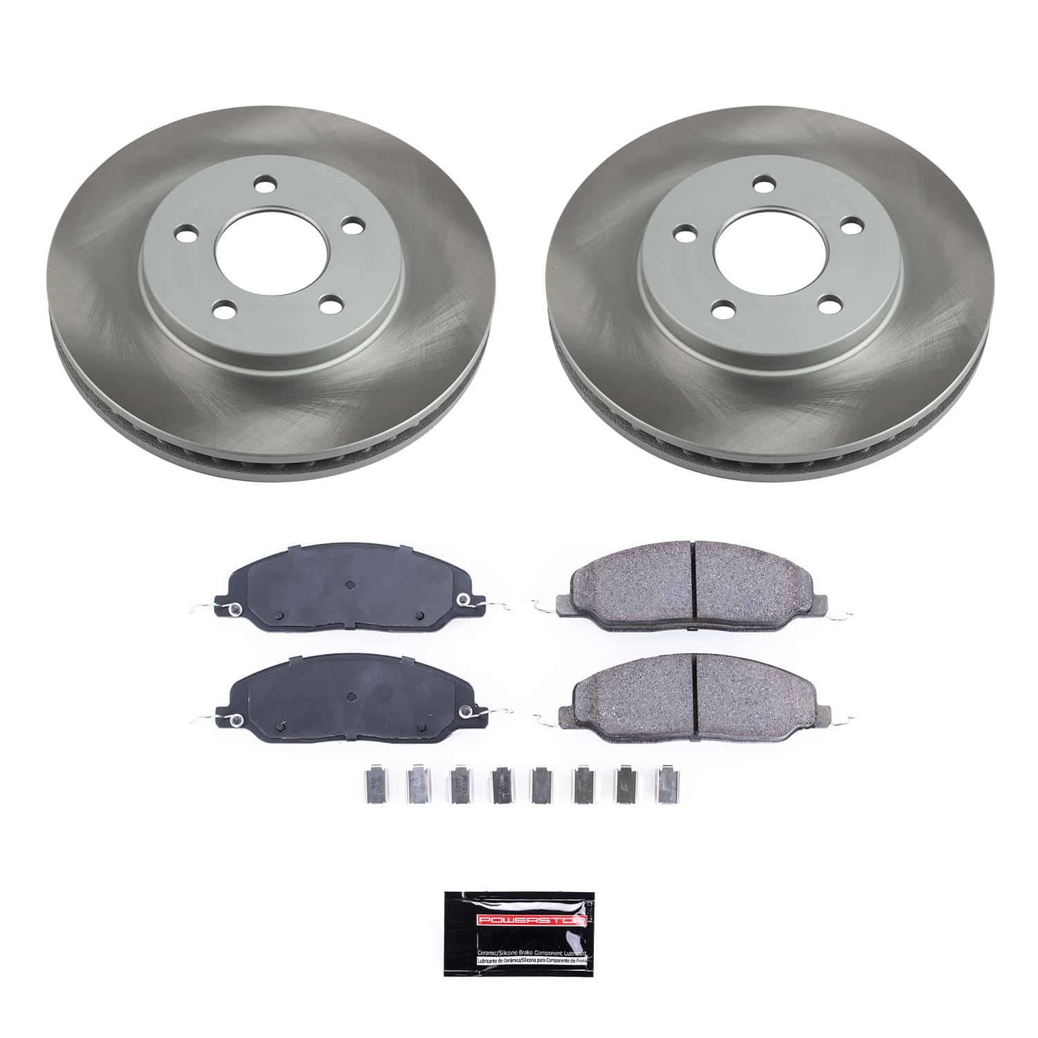 Power Stop SC1382 - Front Z17 Evolution Pad And Semi-Coated Rotor Kit vehicle fitment brake part