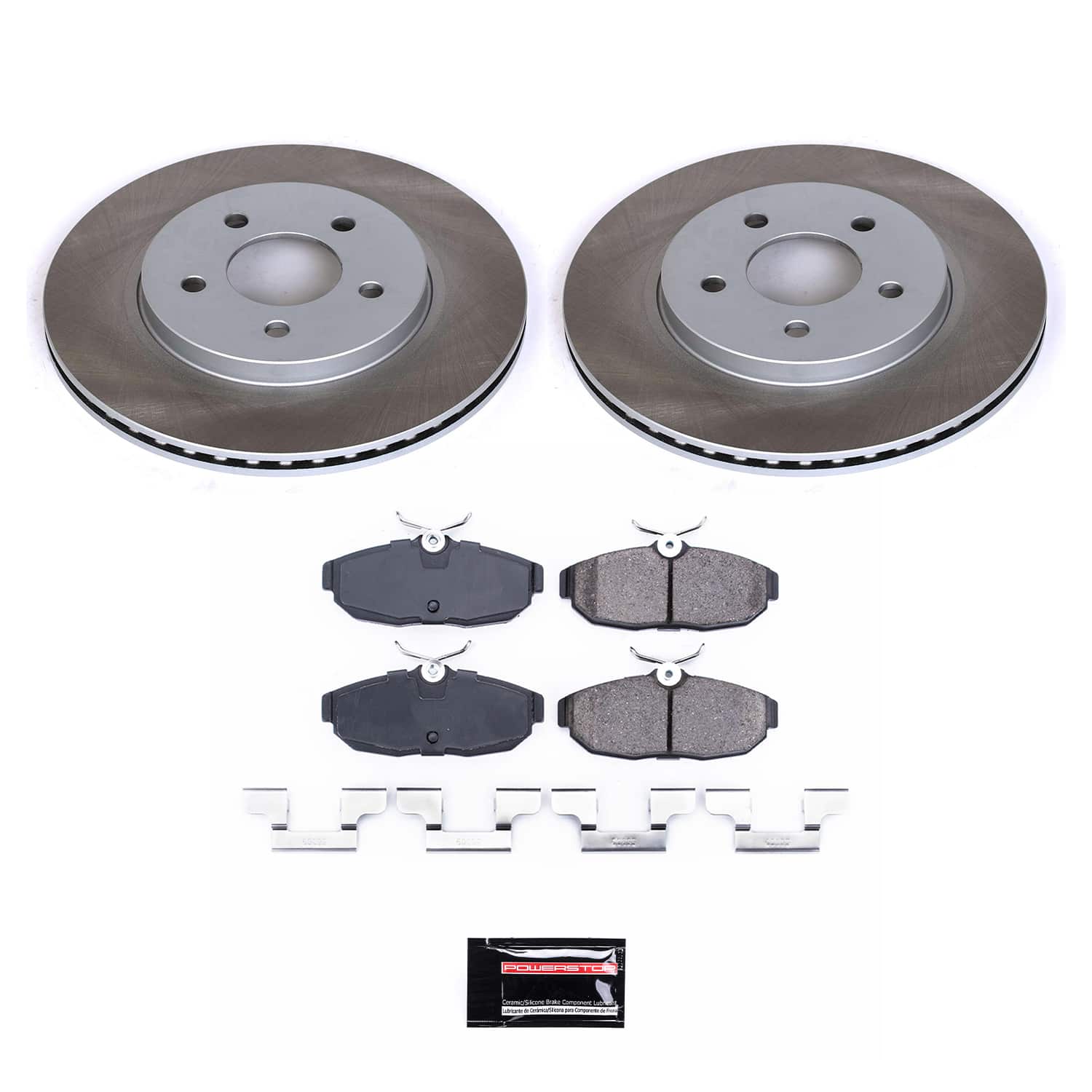 Power Stop SC1384 - Rear Z17 Evolution Pad And Semi-Coated Rotor Kit vehicle fitment brake part