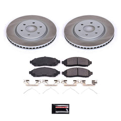 Power Stop SC142 - Front Z17 Evolution Pad And Semi-Coated Rotor Kit vehicle fitment brake part