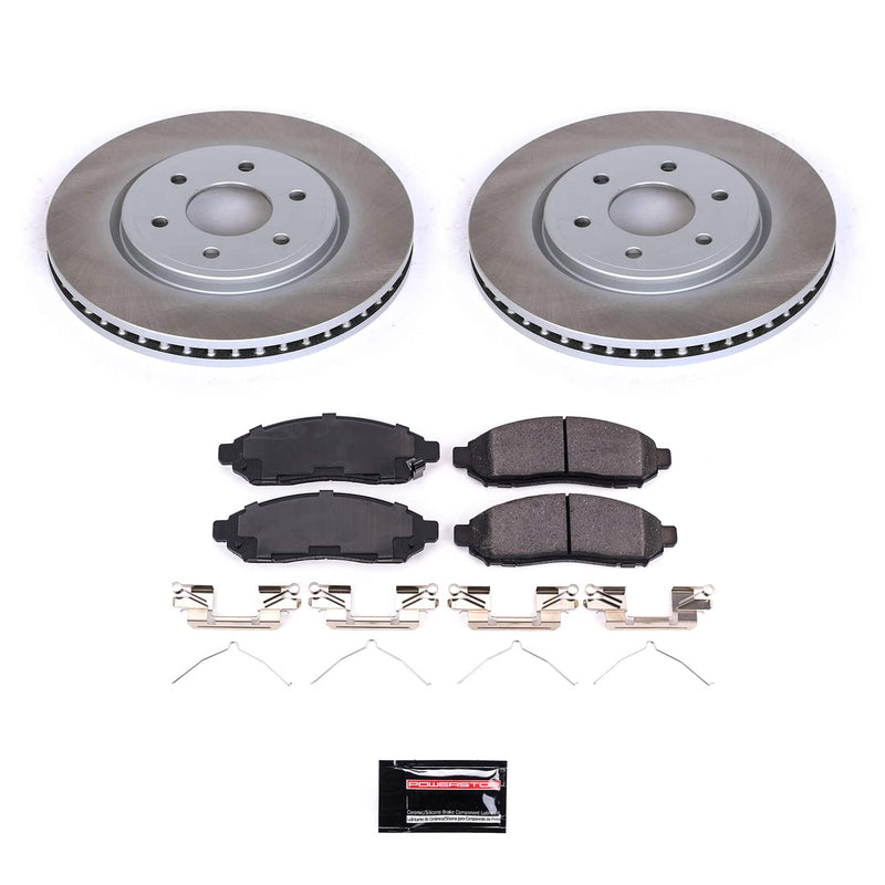 Power Stop SC142 - Front Z17 Evolution Pad And Semi-Coated Rotor Kit vehicle fitment brake part
