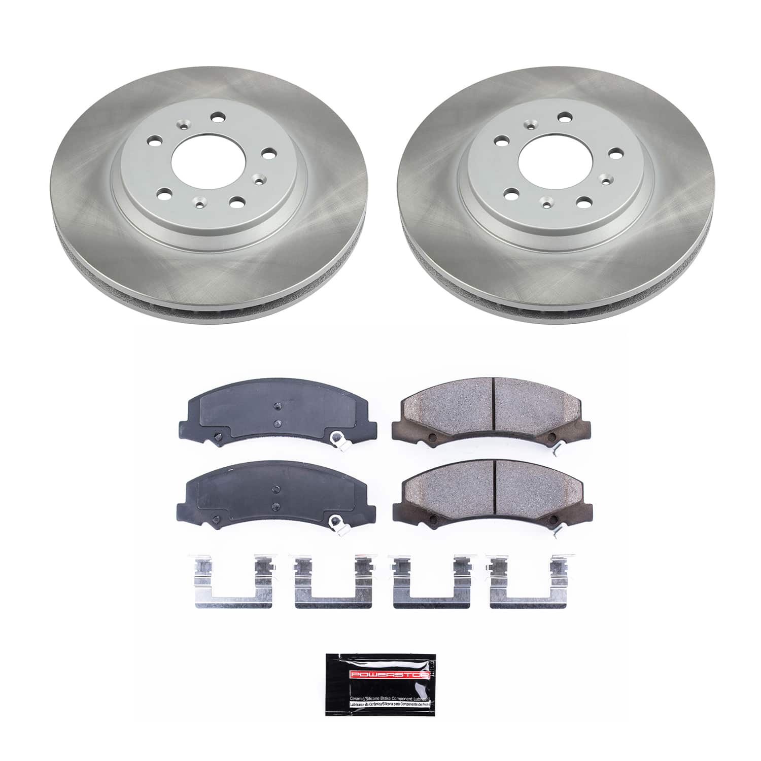 Power Stop SC1437 - Front Z17 Evolution Pad And Semi-Coated Rotor Kit vehicle fitment brake part