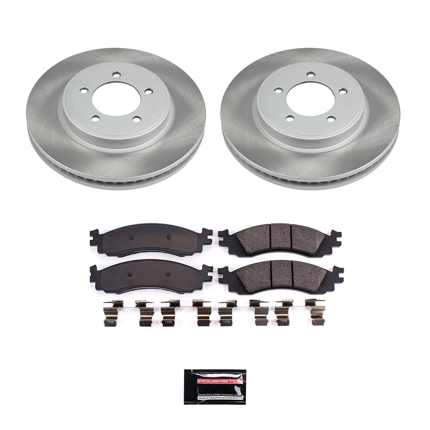 Power Stop SC1441 - Front Z17 Evolution Pad And Semi-Coated Rotor Kit vehicle fitment brake part