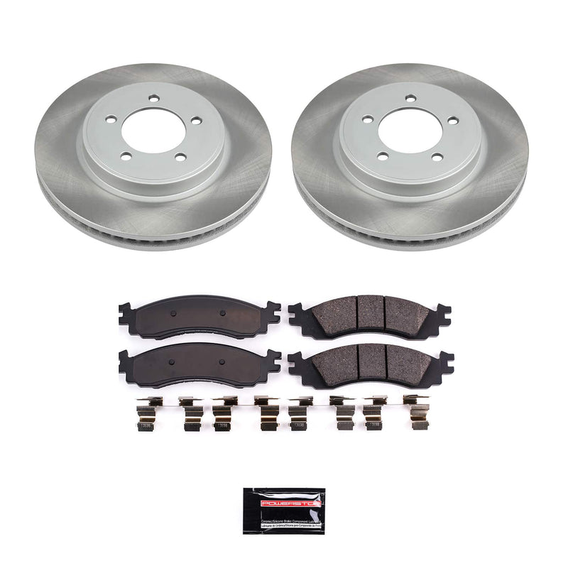 Power Stop SC1441 - Front Z17 Evolution Pad And Semi-Coated Rotor Kit vehicle fitment brake part