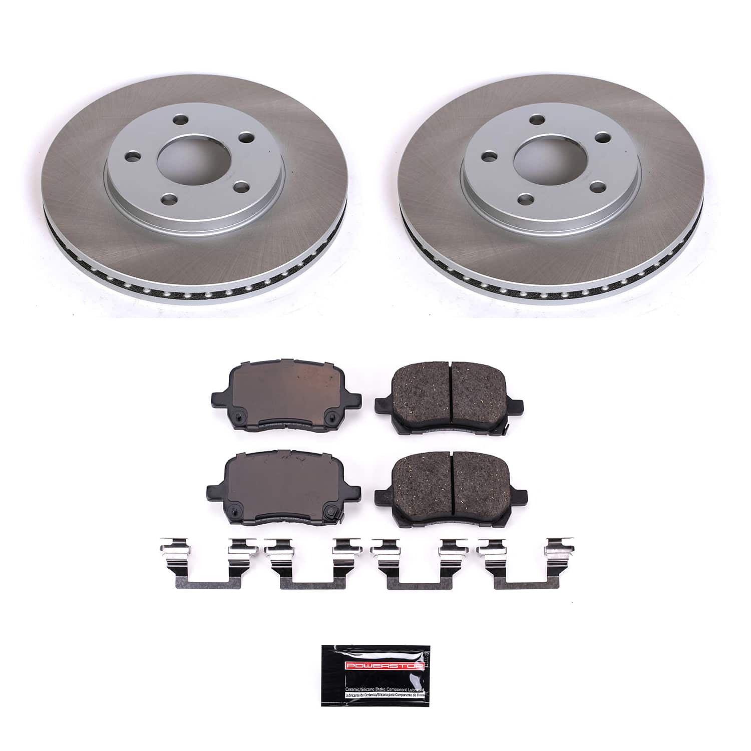 Power Stop SC1448 - Front Z17 Evolution Pad And Semi-Coated Rotor Kit vehicle fitment brake part