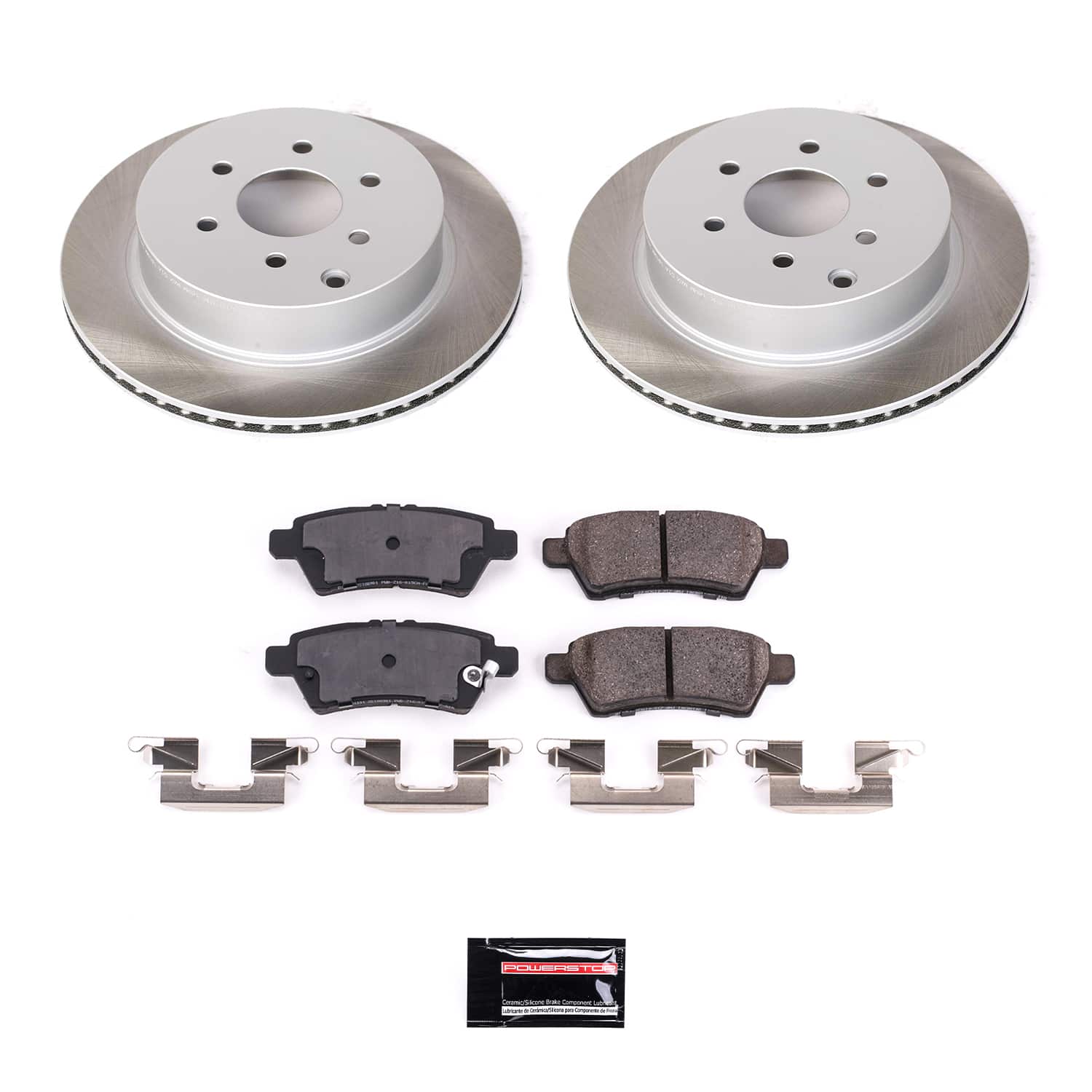 Power Stop SC147 - Rear Z17 Evolution Pad And Semi-Coated Rotor Kit vehicle fitment brake part