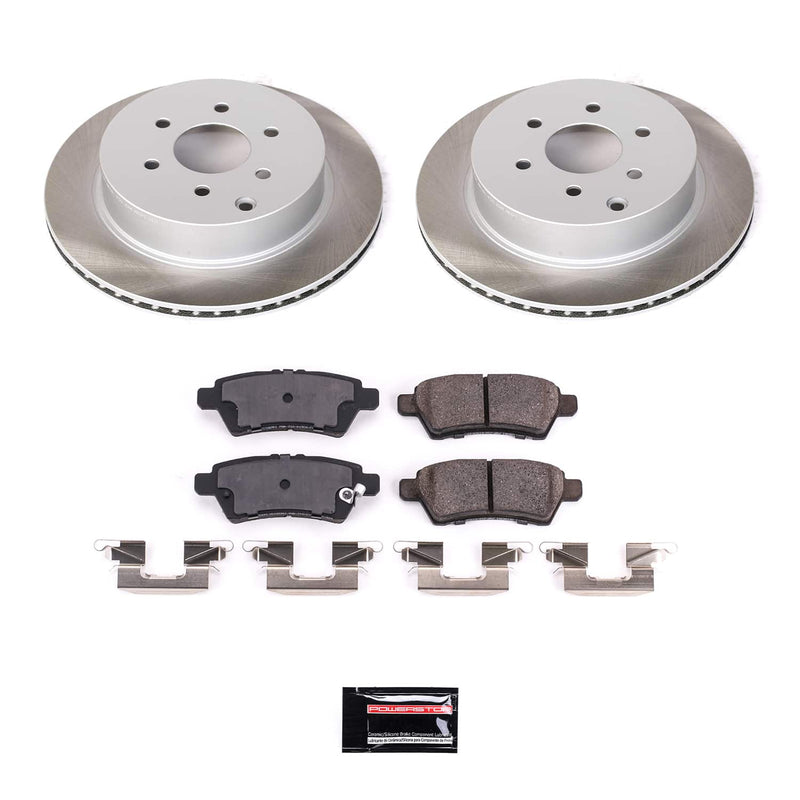 Power Stop SC147 - Rear Z17 Evolution Pad And Semi-Coated Rotor Kit vehicle fitment brake part