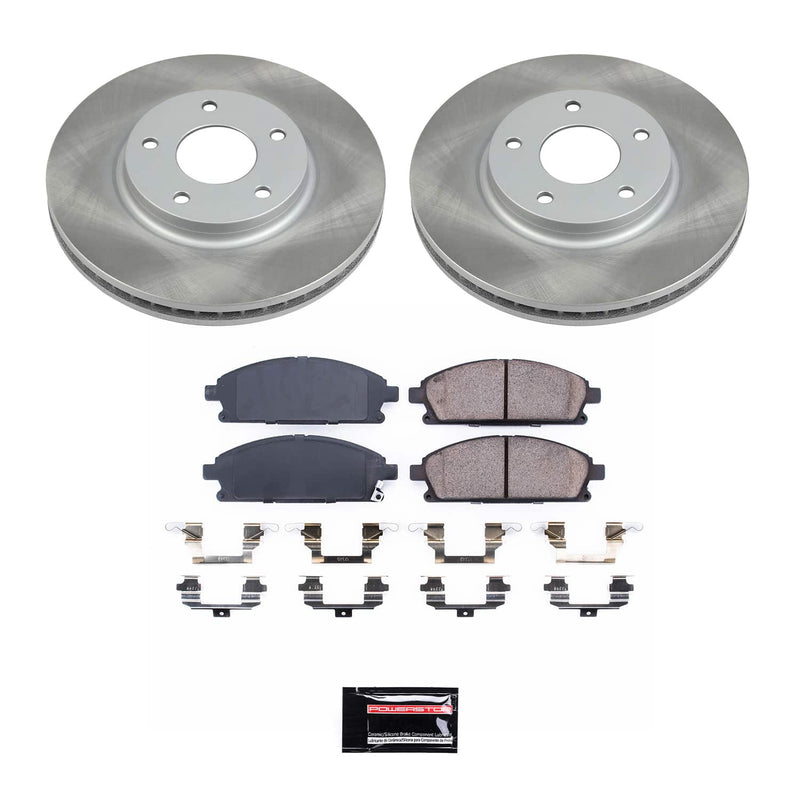 Power Stop SC150 - Front Z17 Evolution Pad And Semi-Coated Rotor Kit vehicle fitment brake part