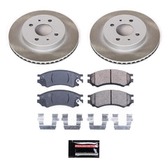 Power Stop SC1515 - Front Z17 Evolution Pad And Semi-Coated Rotor Kit vehicle fitment brake part