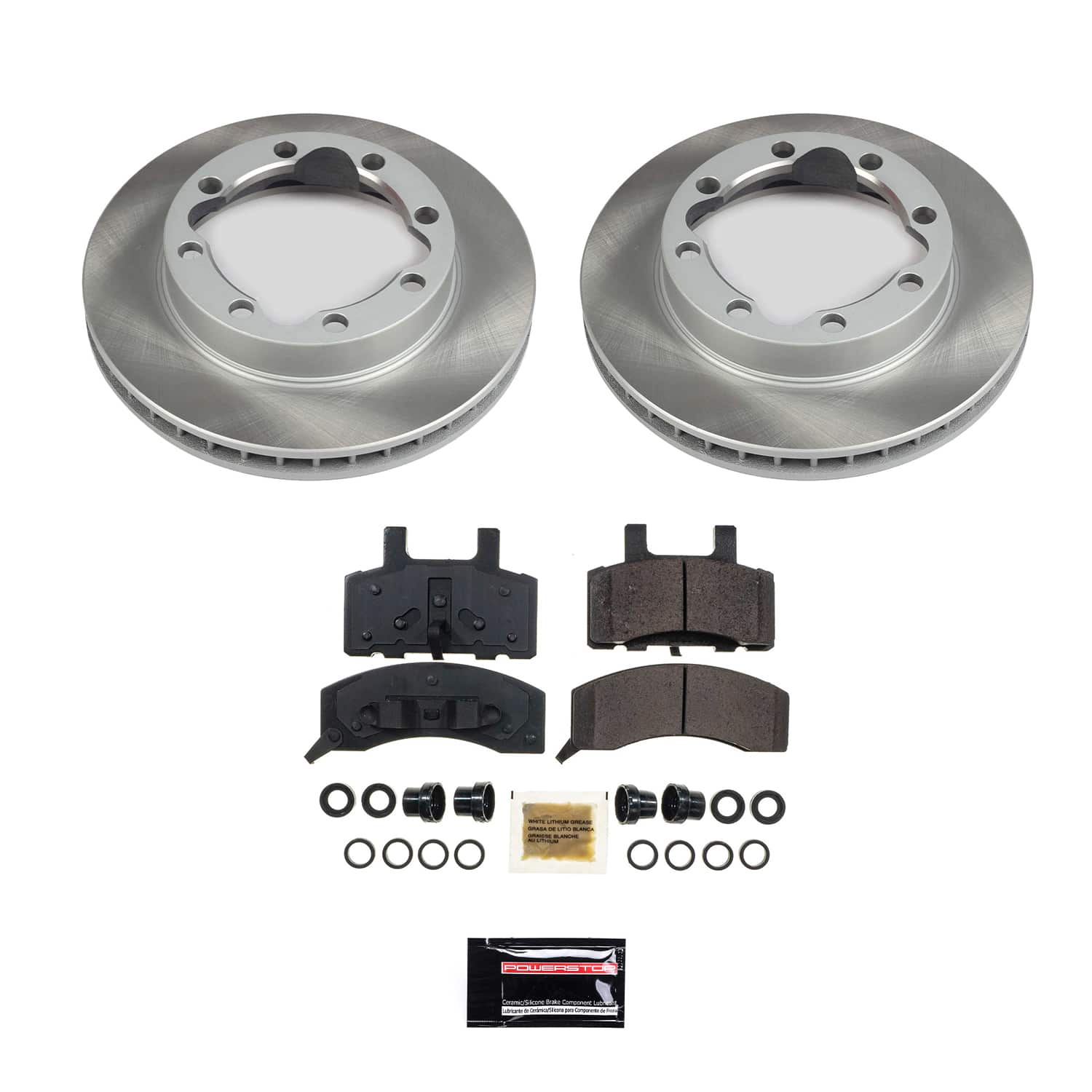 Power Stop SC1524 - Front Z17 Evolution Pad And Semi-Coated Rotor Kit vehicle fitment brake part