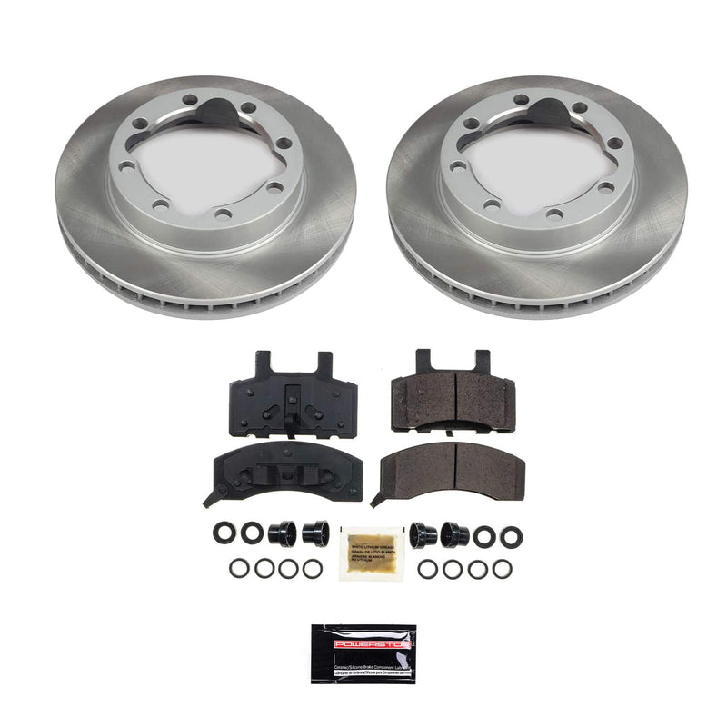 Power Stop SC1524 - Front Z17 Evolution Pad And Semi-Coated Rotor Kit vehicle fitment brake part