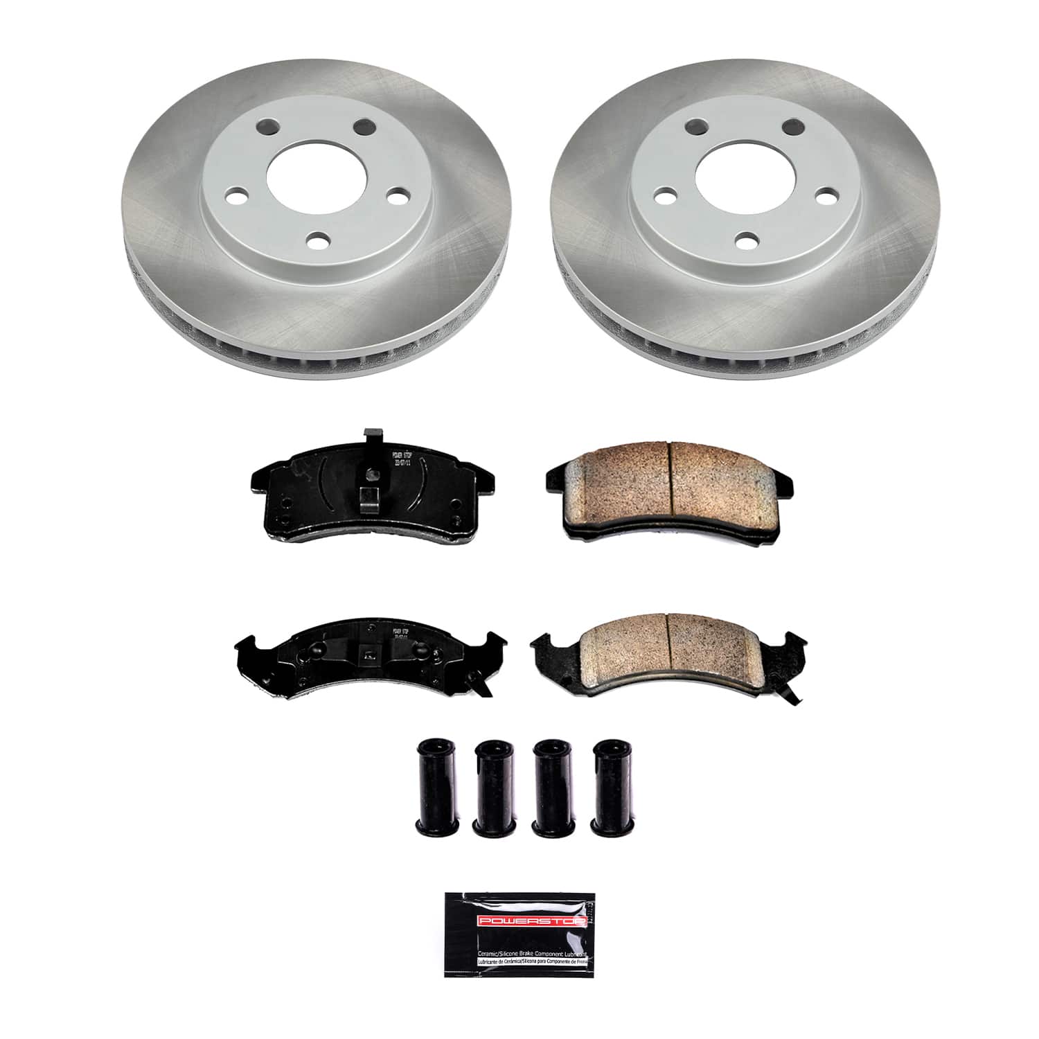 Power Stop SC1532 - Front Z17 Evolution Pad And Semi-Coated Rotor Kit vehicle fitment brake part