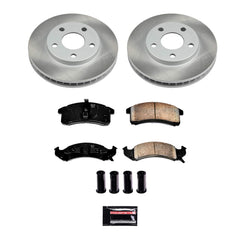 Power Stop SC1532 - Front Z17 Evolution Pad And Semi-Coated Rotor Kit vehicle fitment brake part