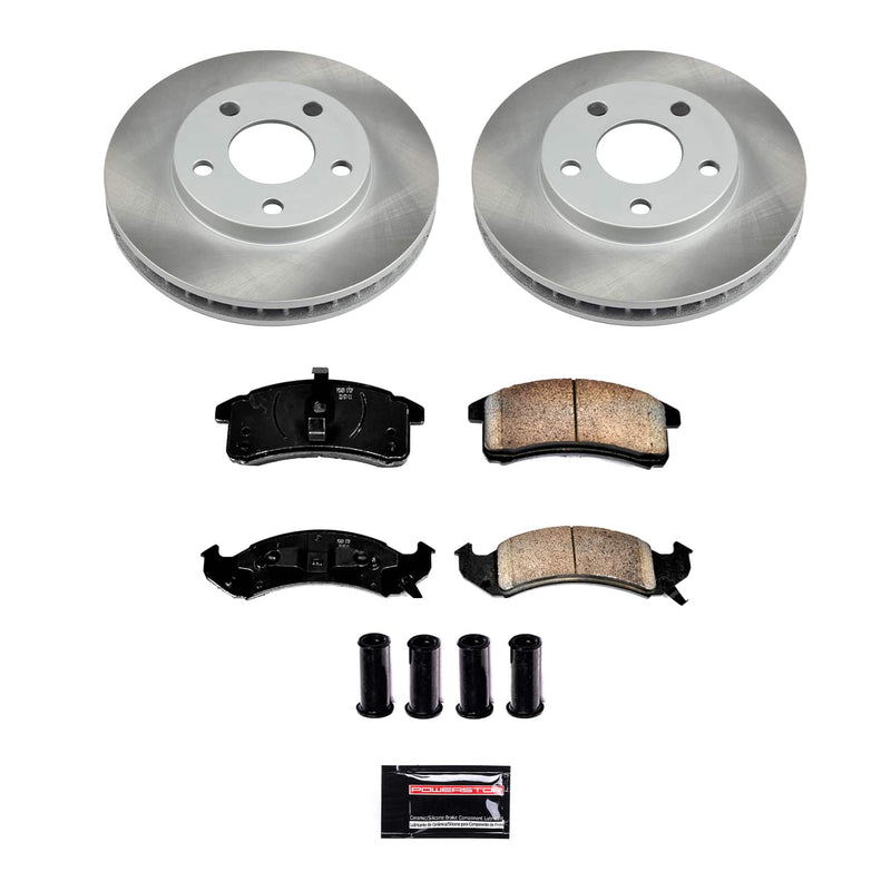 Power Stop SC1532 - Front Z17 Evolution Pad And Semi-Coated Rotor Kit vehicle fitment brake part