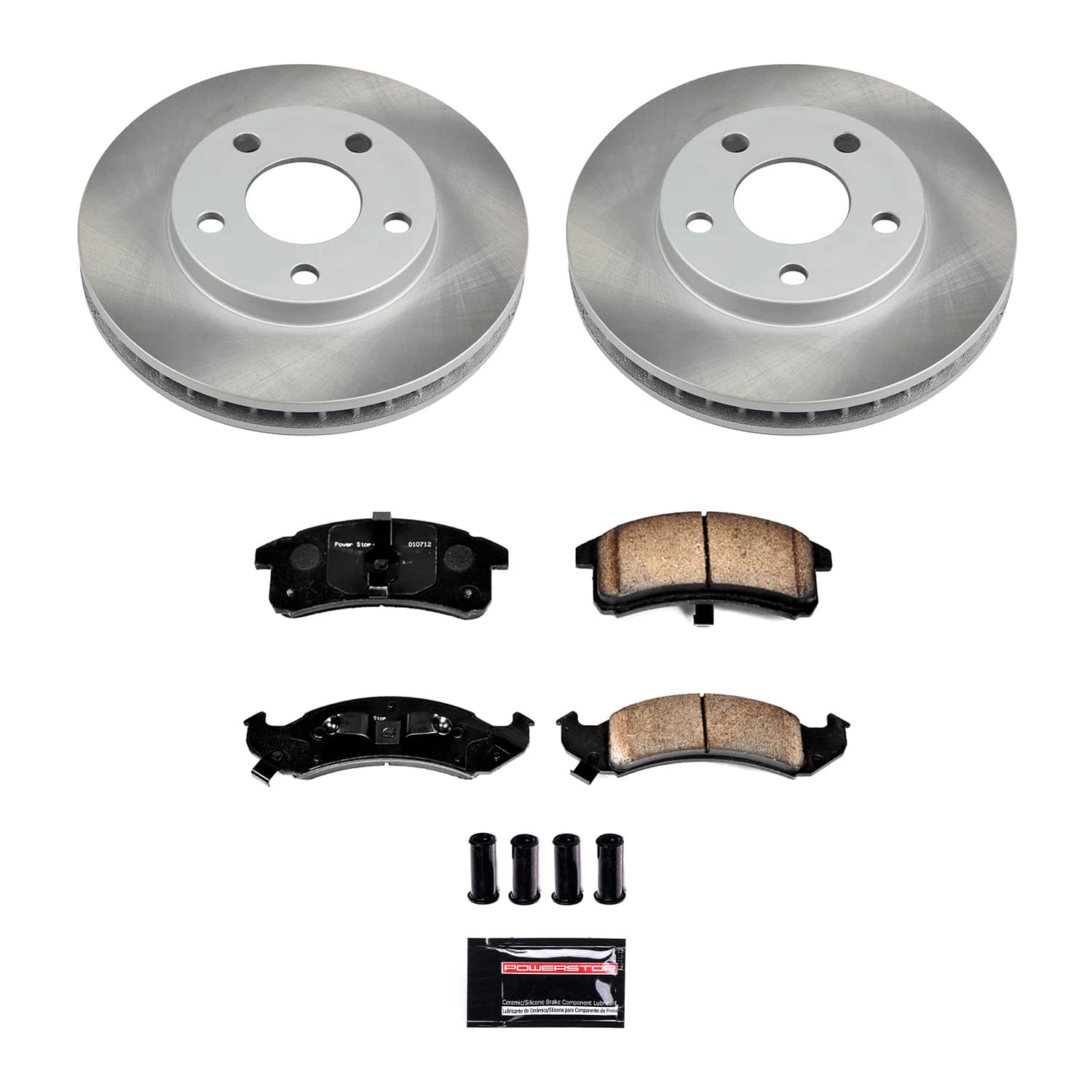 Power Stop SC1534 - Front Z17 Evolution Pad And Semi-Coated Rotor Kit vehicle fitment brake part