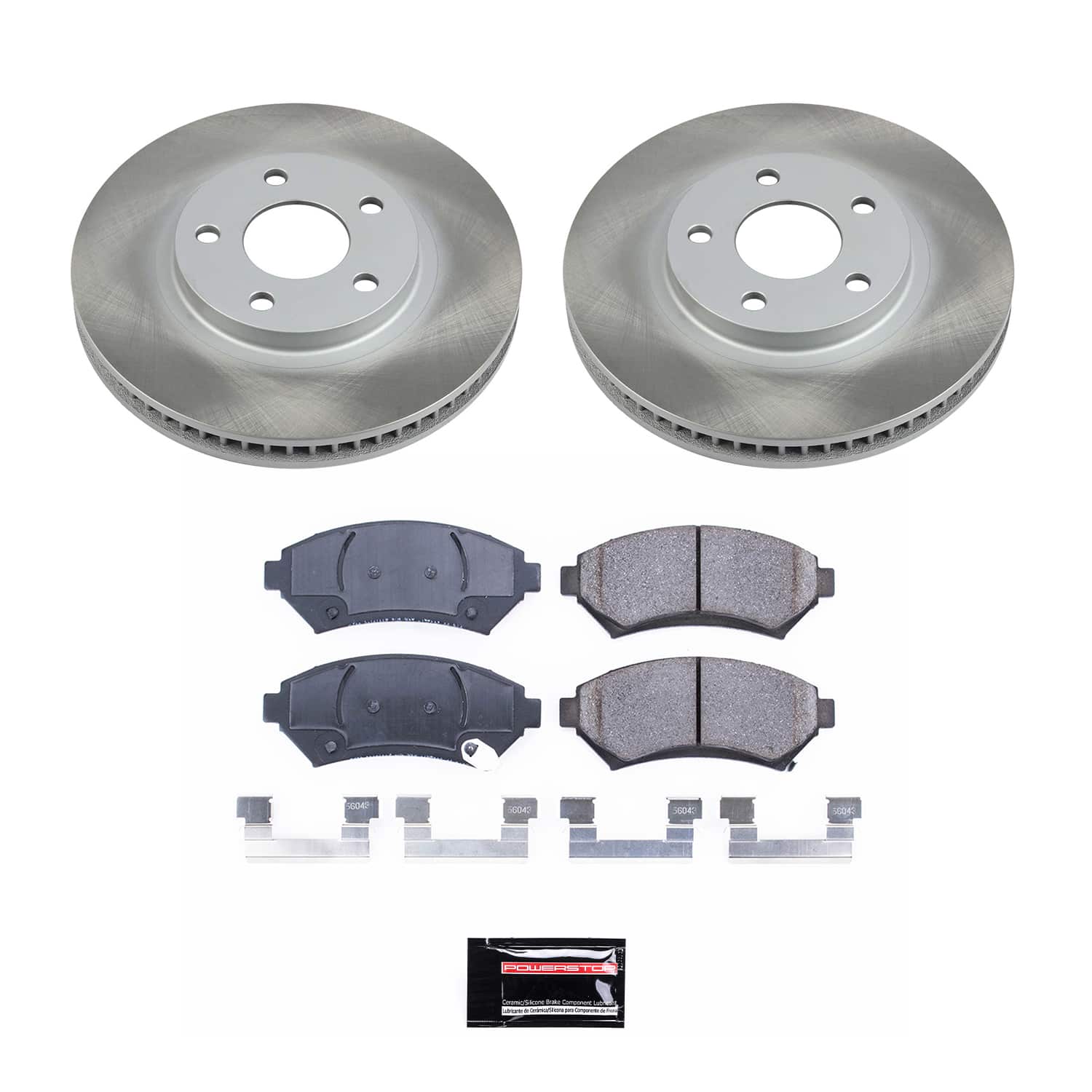 Power Stop SC1542 - Front Z17 Evolution Pad And Semi-Coated Rotor Kit vehicle fitment brake part