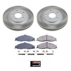 Power Stop SC1547 - Front Z17 Evolution Pad And Semi-Coated Rotor Kit vehicle fitment brake part