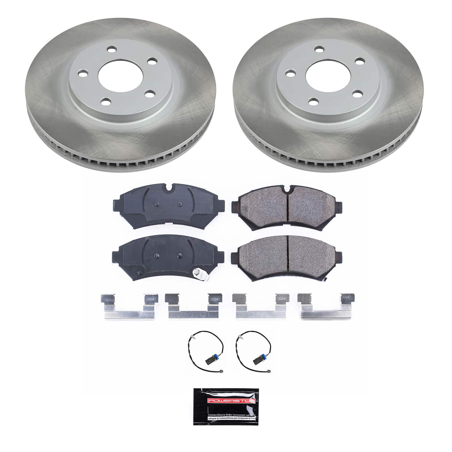 Power Stop SC1549 - Front Z17 Evolution Pad And Semi-Coated Rotor Kit vehicle fitment brake part