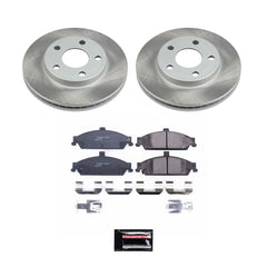Power Stop SC1551 - Front Z17 Evolution Pad And Semi-Coated Rotor Kit vehicle fitment brake part