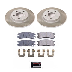 Power Stop SC1566 - Rear Z17 Evolution Pad And Semi-Coated Rotor Kit vehicle fitment brake part