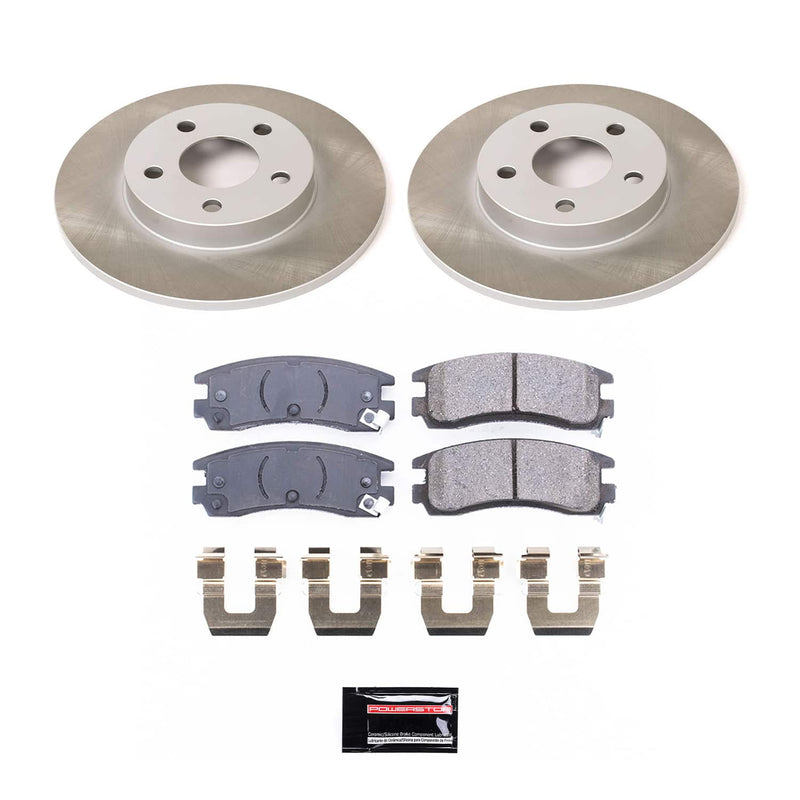 Power Stop SC1566 - Rear Z17 Evolution Pad And Semi-Coated Rotor Kit vehicle fitment brake part