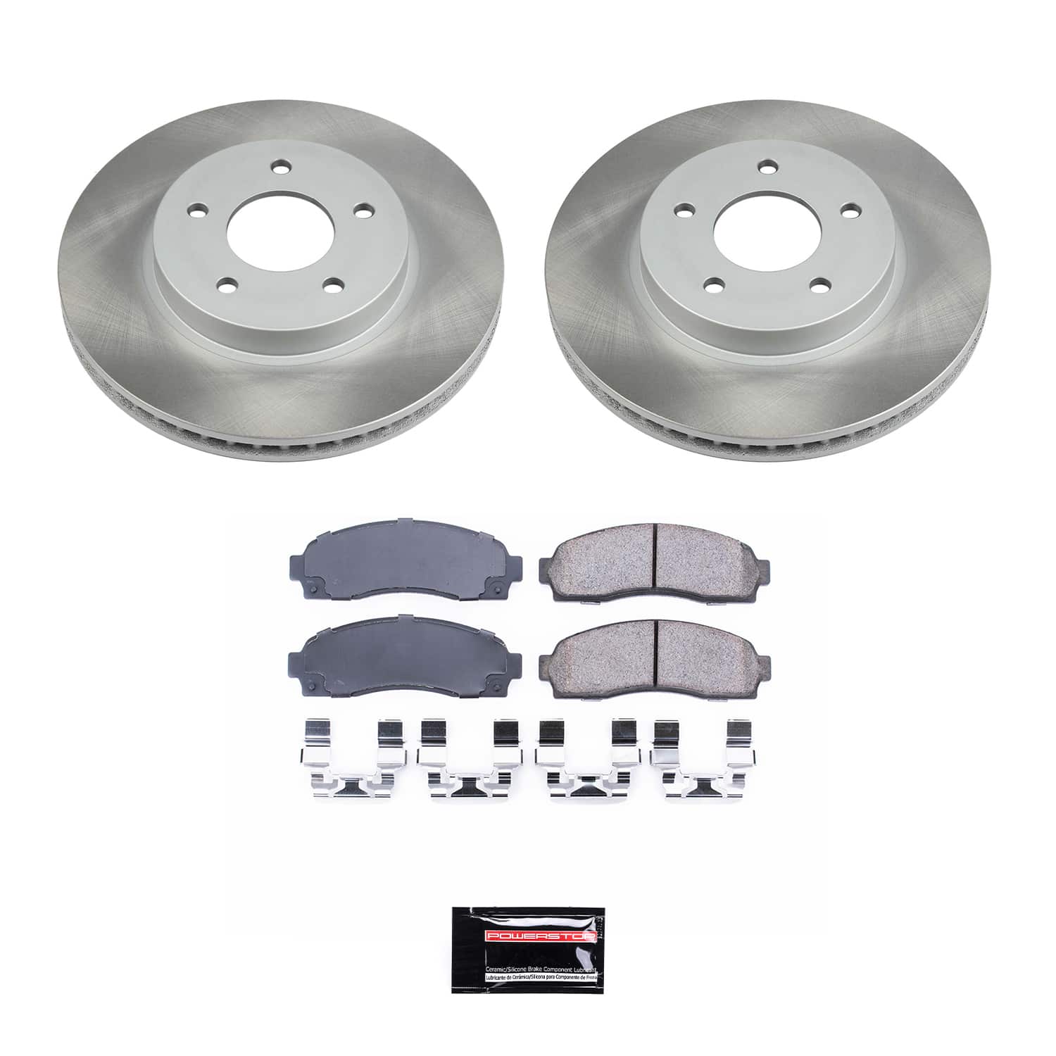 Power Stop SC1576 - Front Z17 Evolution Pad And Semi-Coated Rotor Kit vehicle fitment brake part