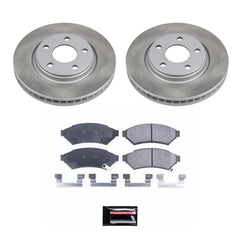 Power Stop SC1588 - Front Z17 Evolution Pad And Semi-Coated Rotor Kit vehicle fitment brake part