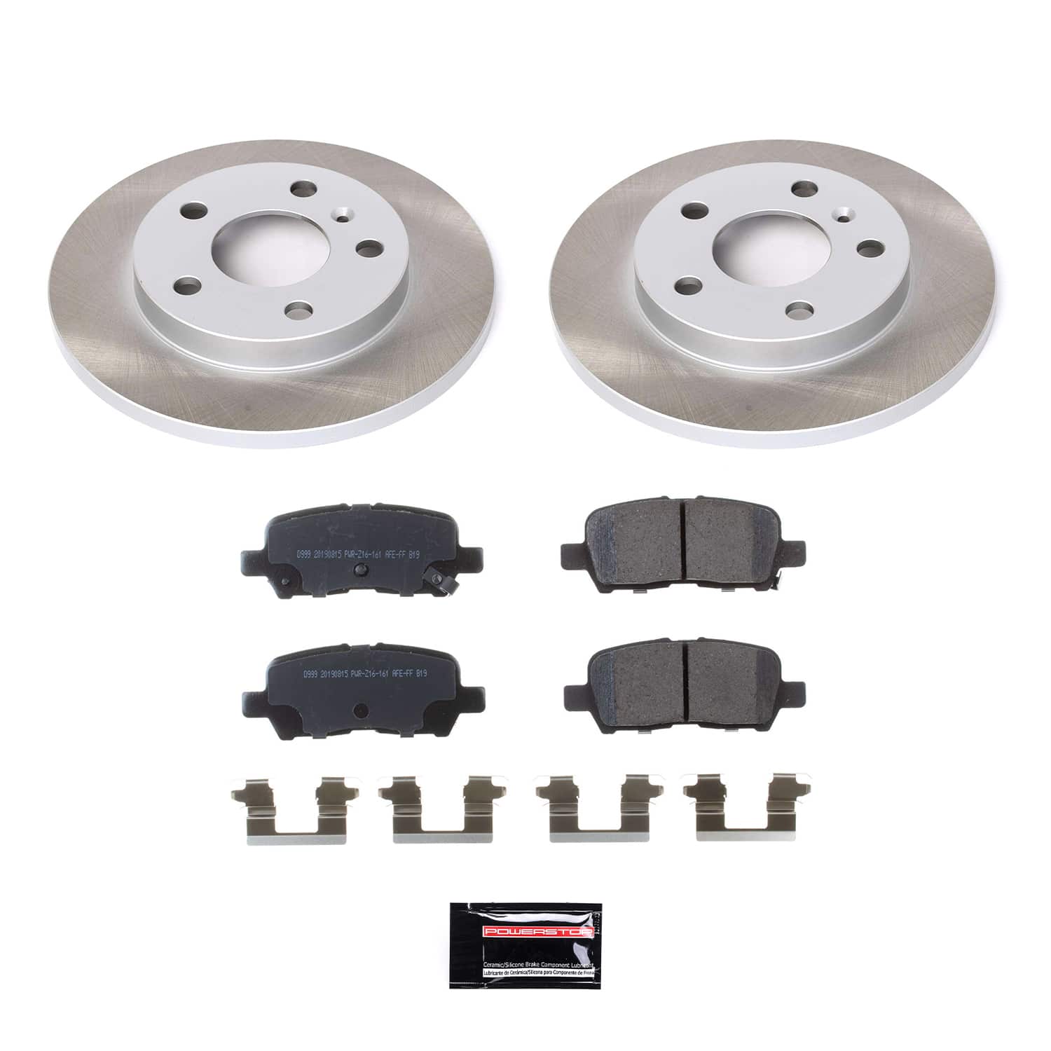Power Stop SC1602 - Rear Z17 Evolution Pad And Semi-Coated Rotor Kit vehicle fitment brake part