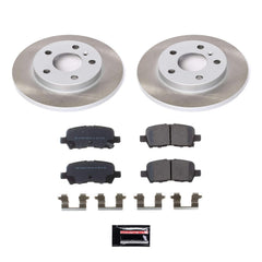 Power Stop SC1602 - Rear Z17 Evolution Pad And Semi-Coated Rotor Kit vehicle fitment brake part