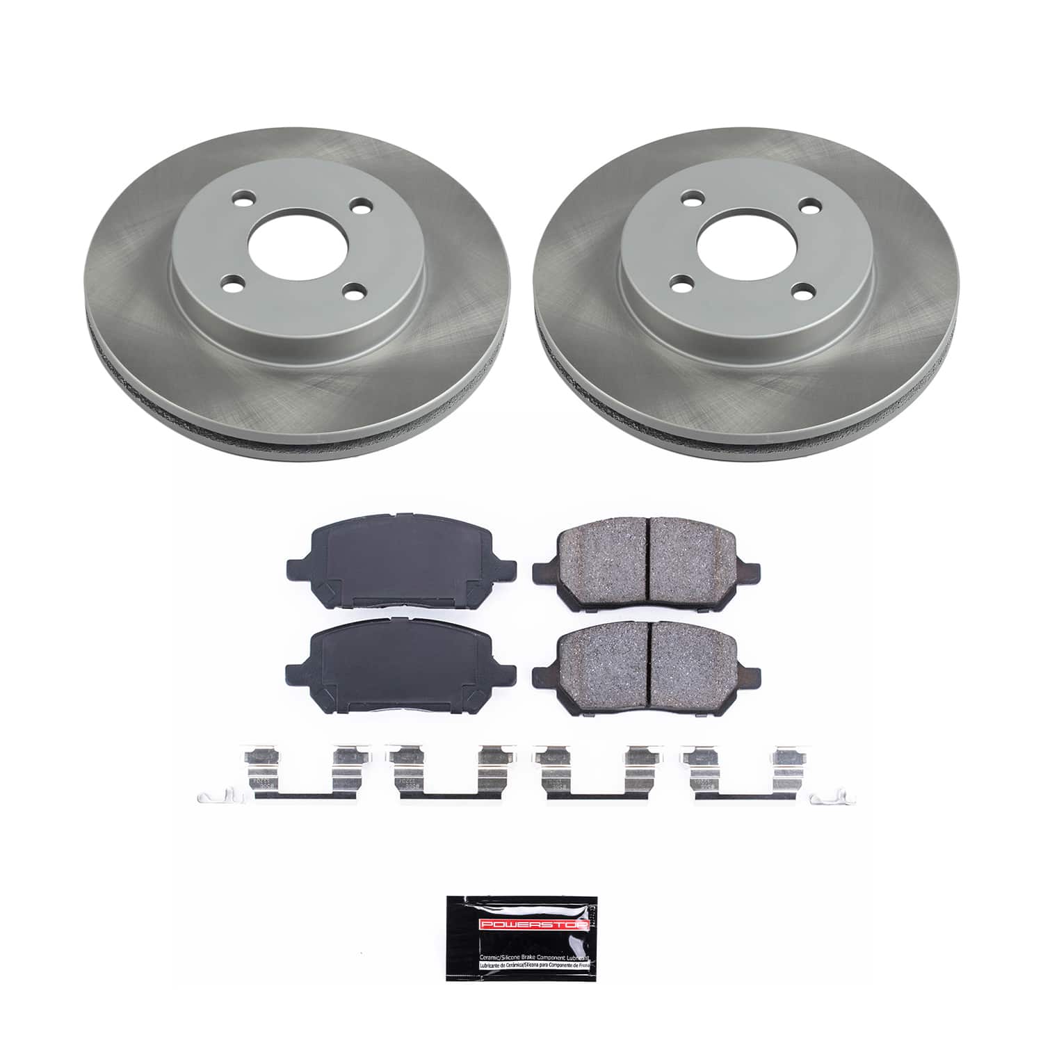 Power Stop SC1604 - Front Z17 Evolution Pad And Semi-Coated Rotor Kit vehicle fitment brake part