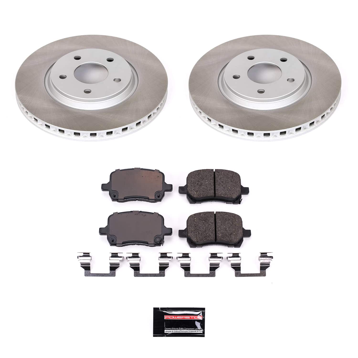 Power Stop SC1610 - Front Z17 Evolution Pad And Semi-Coated Rotor Kit vehicle fitment brake part