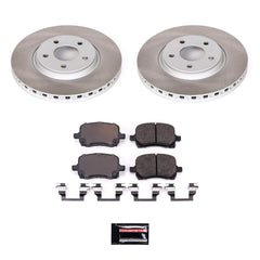 Power Stop SC1610 - Front Z17 Evolution Pad And Semi-Coated Rotor Kit vehicle fitment brake part