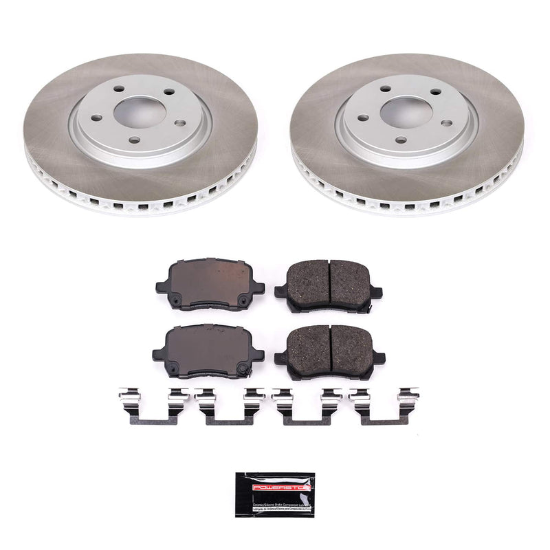 Power Stop SC1610 - Front Z17 Evolution Pad And Semi-Coated Rotor Kit vehicle fitment brake part
