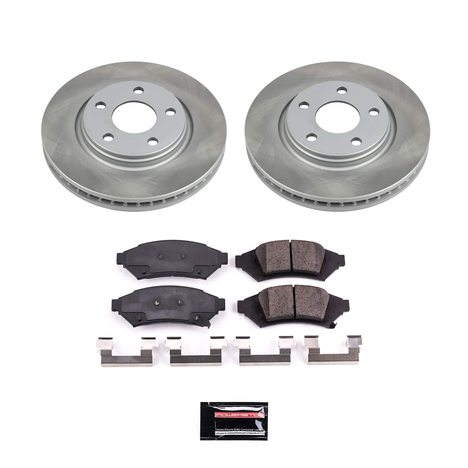 Power Stop SC1616 - Rear Z17 Evolution Pad And Semi-Coated Rotor Kit vehicle fitment brake part