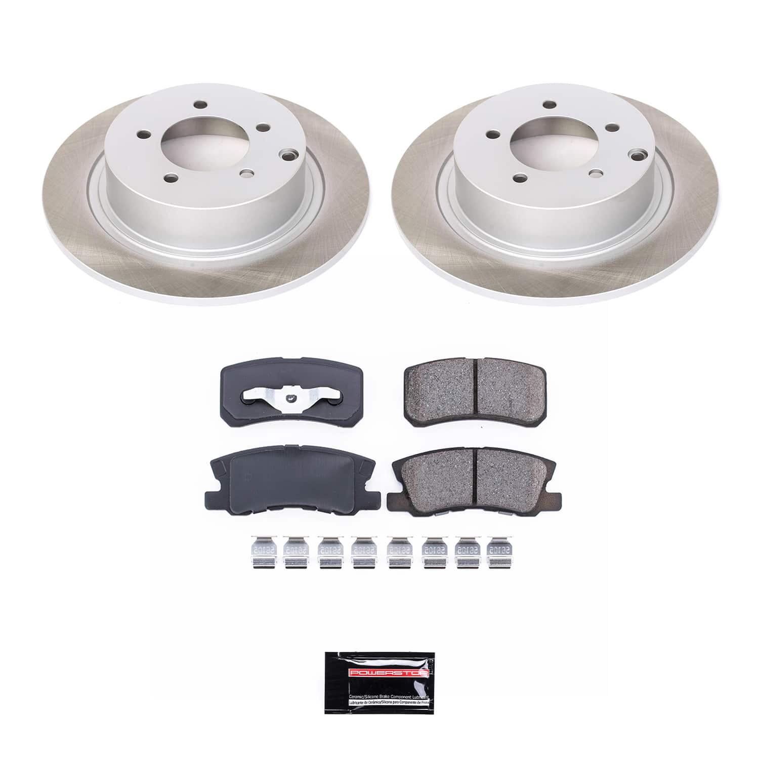 Power Stop SC1630 - Rear Z17 Evolution Pad And Semi-Coated Rotor Kit vehicle fitment brake part