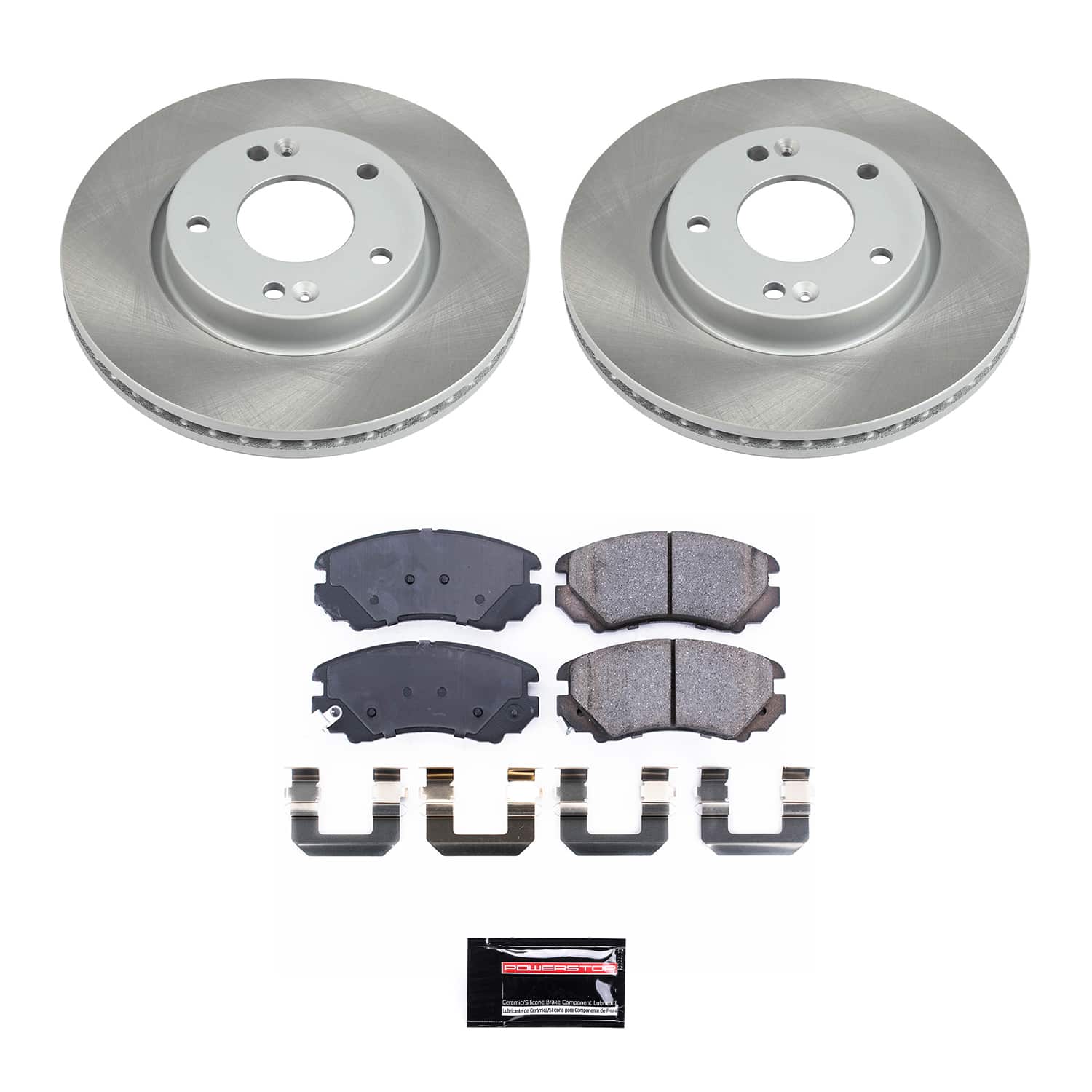 Power Stop SC165 - Front Z17 Evolution Pad And Semi-Coated Rotor Kit vehicle fitment brake part