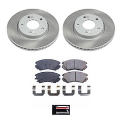 Power Stop SC165 - Front Z17 Evolution Pad And Semi-Coated Rotor Kit vehicle fitment brake part