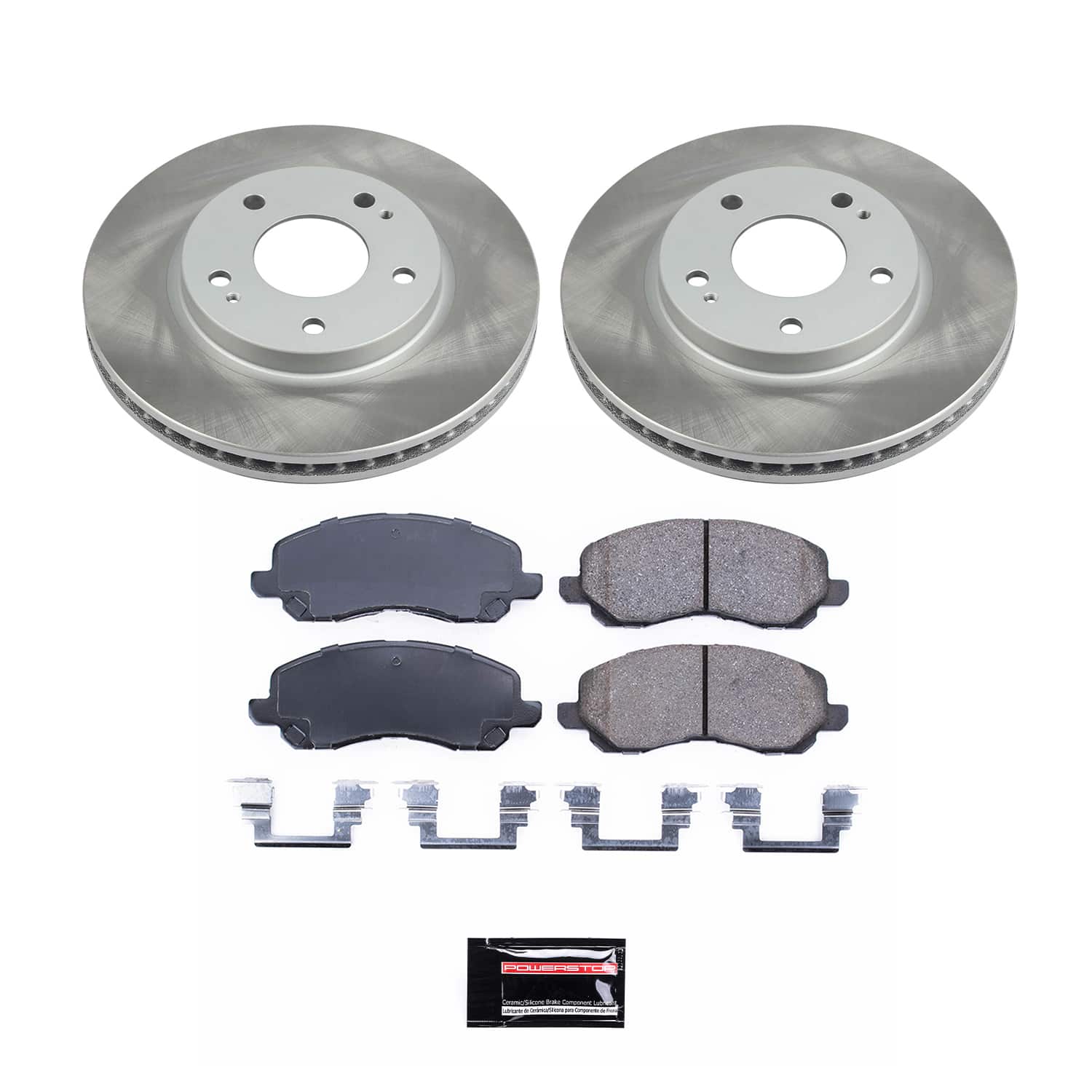 Power Stop SC1678 - Front Z17 Evolution Pad And Semi-Coated Rotor Kit vehicle fitment brake part