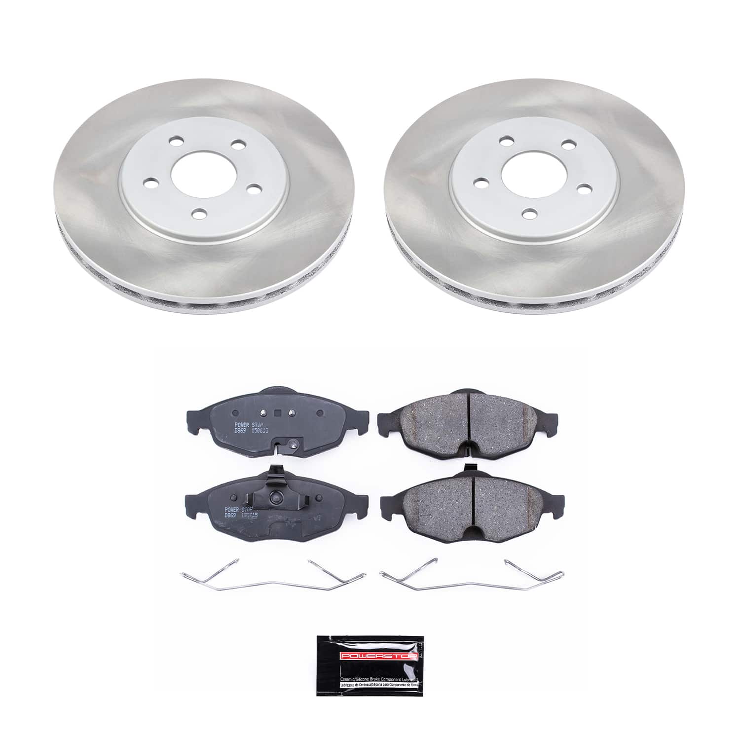Power Stop SC1684 - Front Z17 Evolution Pad And Semi-Coated Rotor Kit vehicle fitment brake part